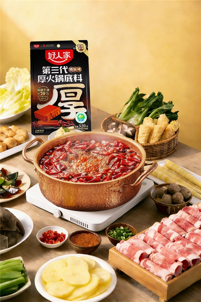 从源头到舌尖的承诺！好人家-第三代厚火锅底料获清洁标签0级！