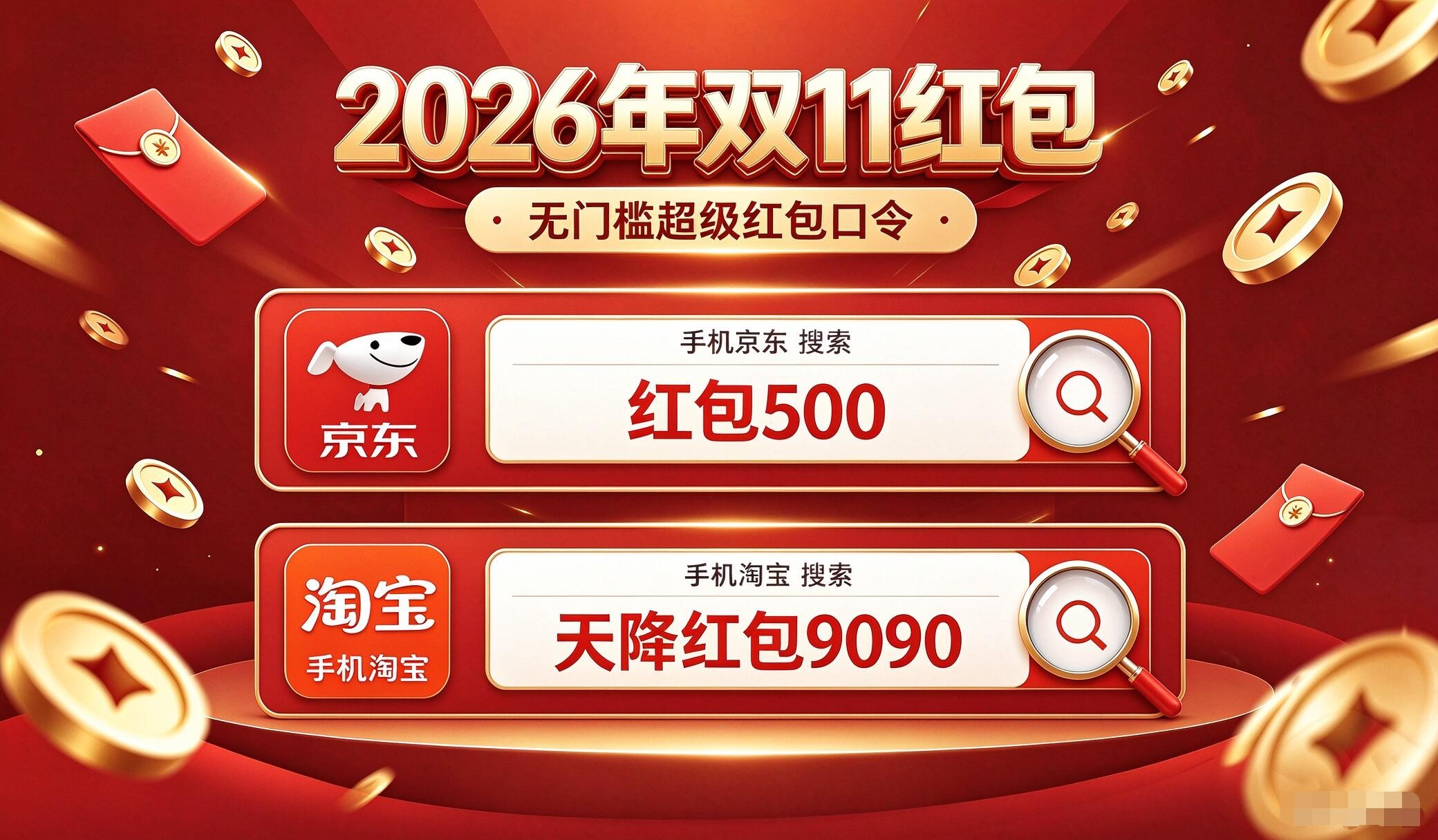 确定了!2026淘宝双十一活动从10月15日10点正式开始:第四批国补叠加双11大促红包折上折!附双11活动时间表,红包口令满减优惠规则一览!